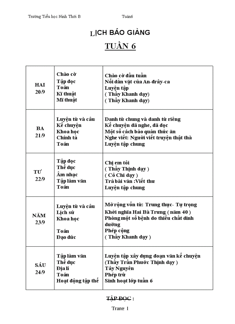 image for page Giao an lop 4 tuan 6 cktkn