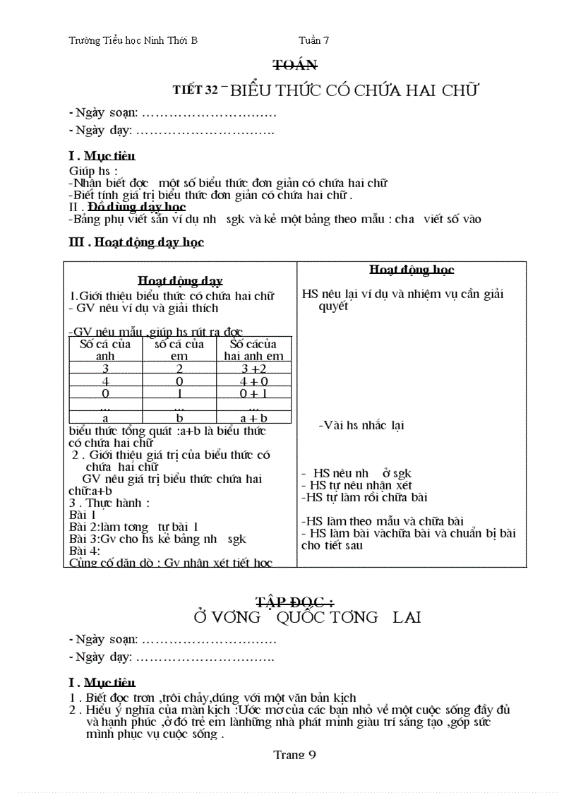 image for page Giao an lop 4 tuan 7 cktkn