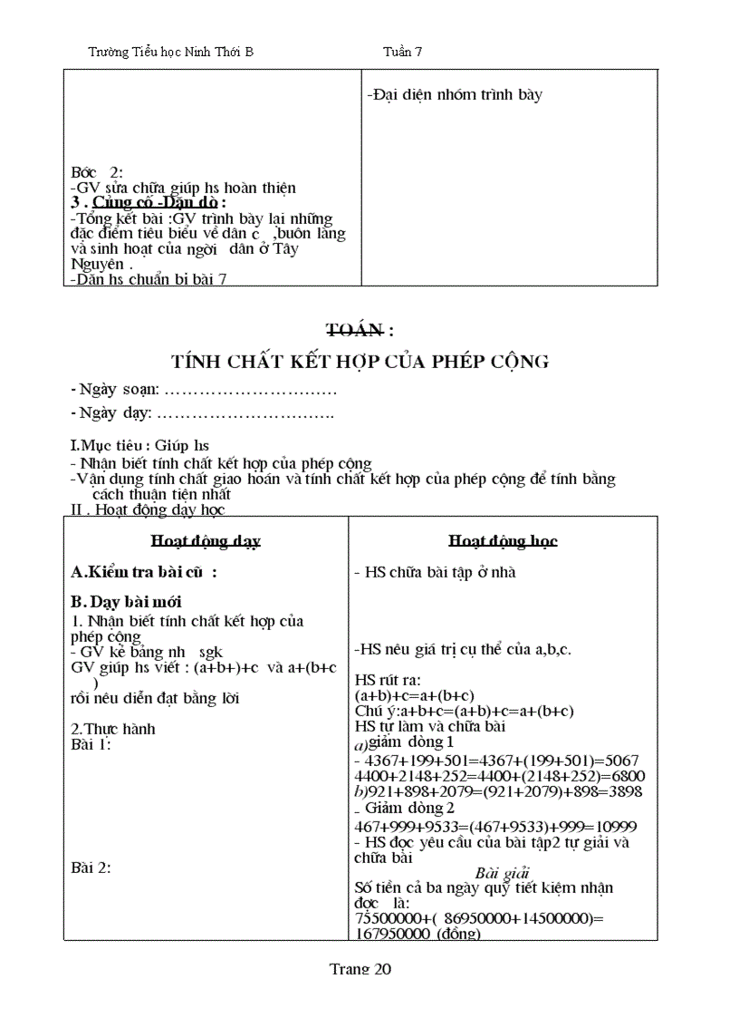 image for page Giao an lop 4 tuan 7 cktkn