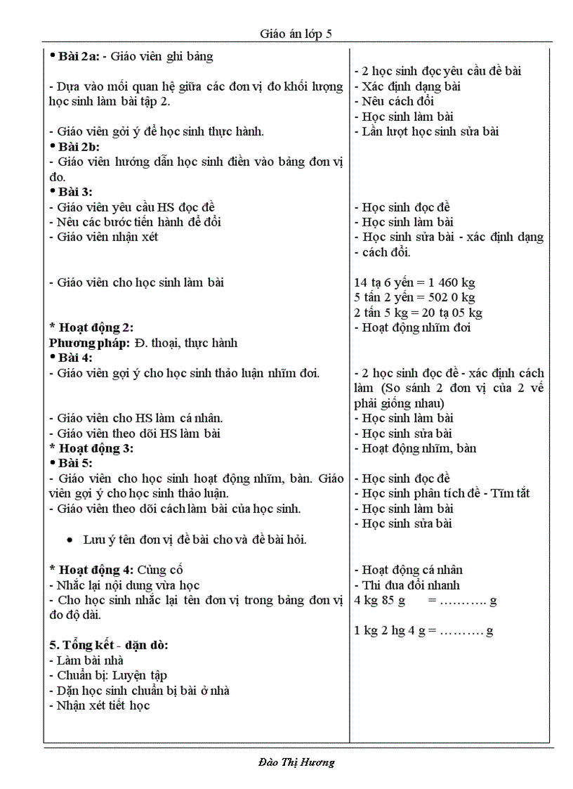 image for page Giáo án lớp 5 tuần 5Năm học 2010 2011
