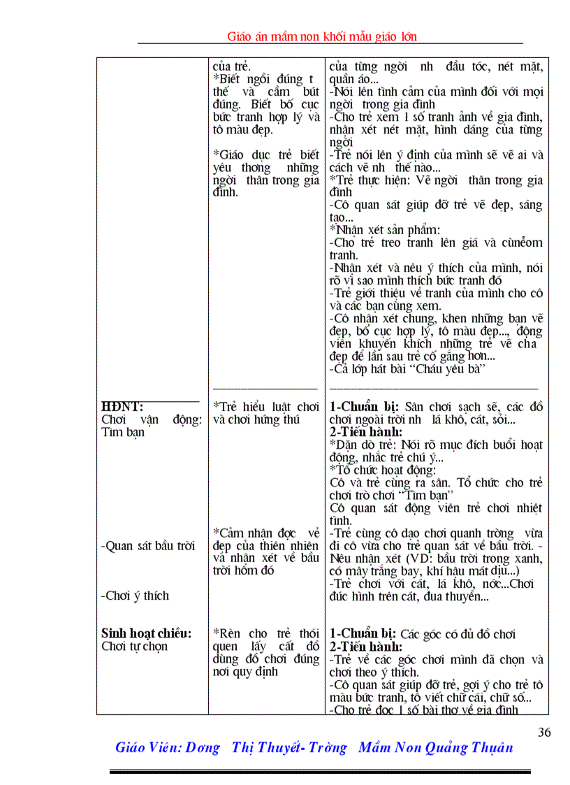 image for page Giáo Án Lớp 5 6 tuổi Chủ đề gia đình