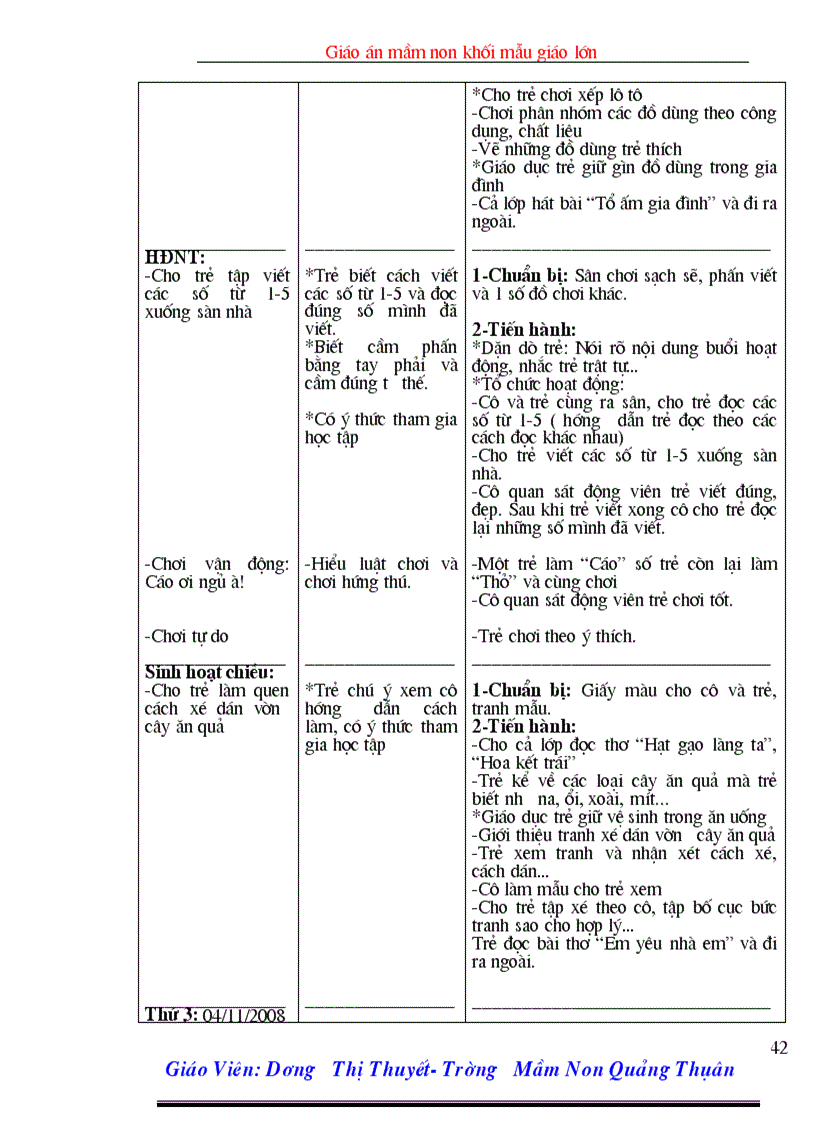 image for page Giáo Án Lớp 5 6 tuổi Chủ đề gia đình