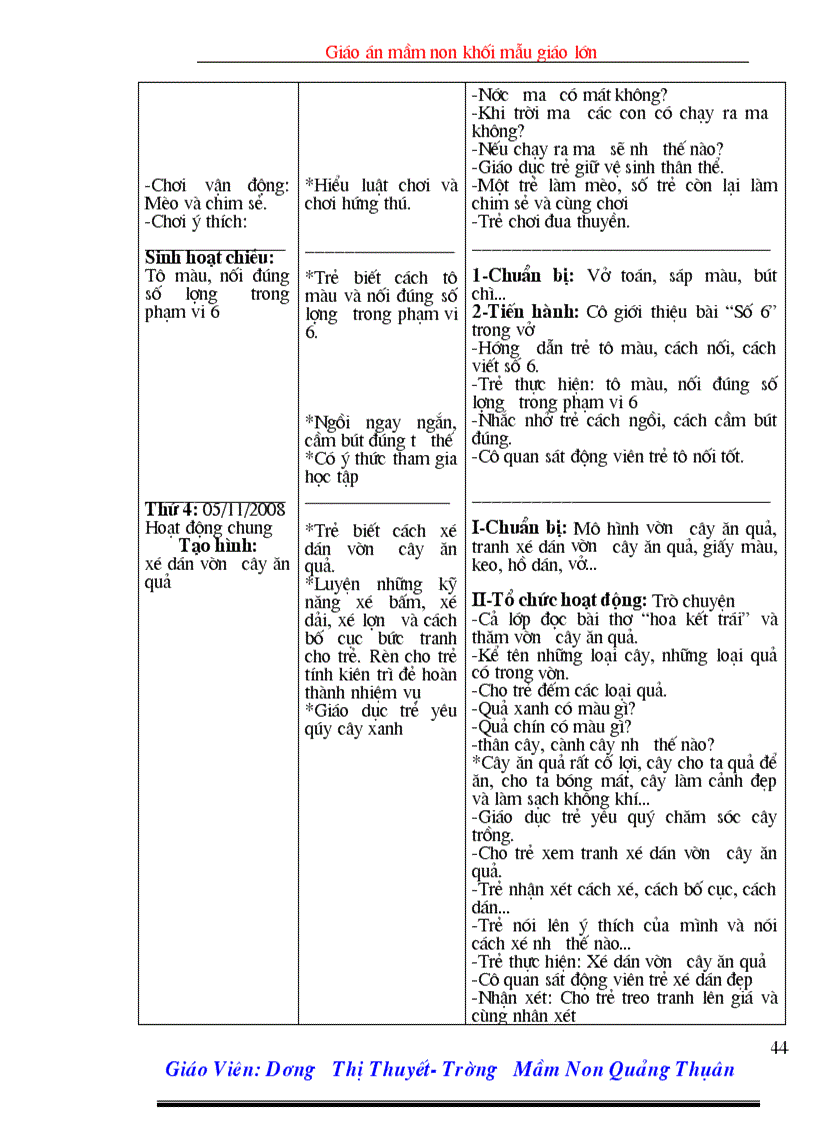 image for page Giáo Án Lớp 5 6 tuổi Chủ đề gia đình