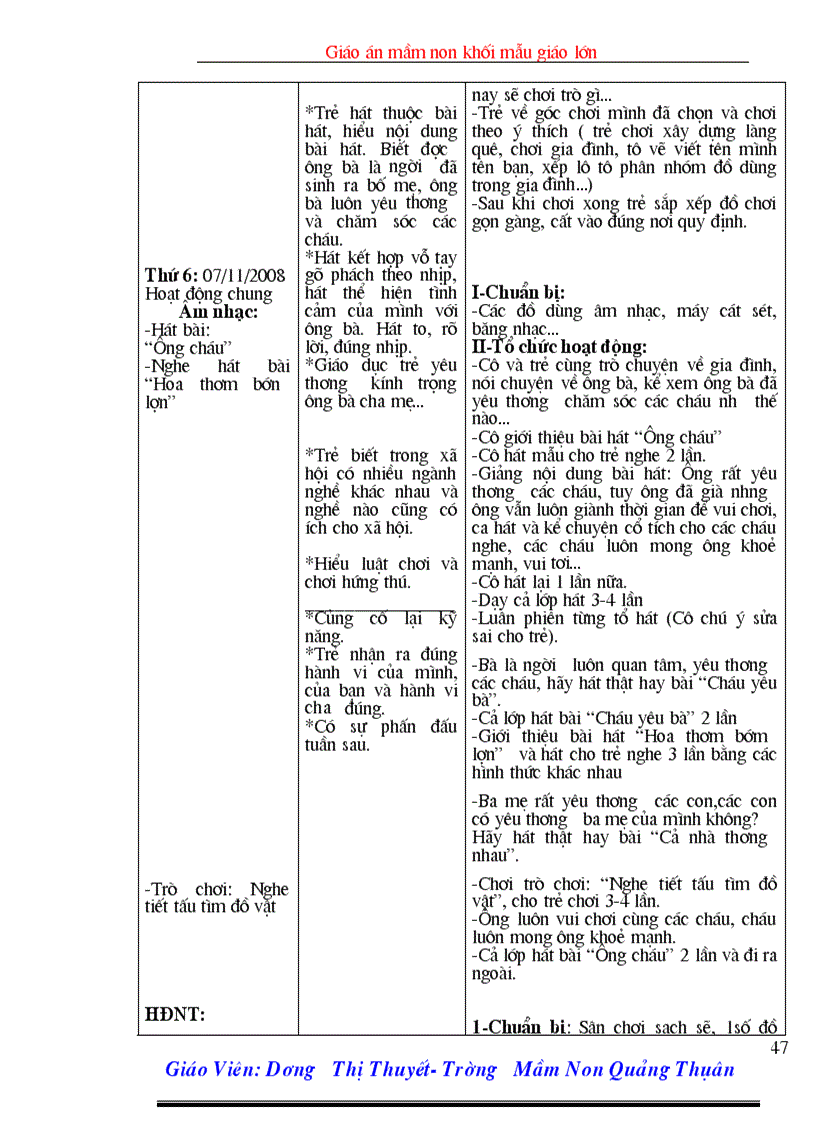 image for page Giáo Án Lớp 5 6 tuổi Chủ đề gia đình