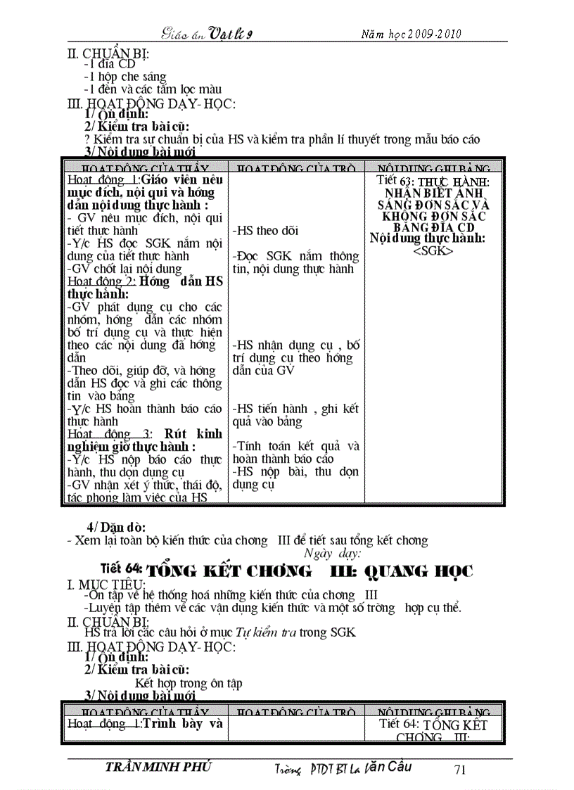 image for page Giáo án lý 9 trọn bộ