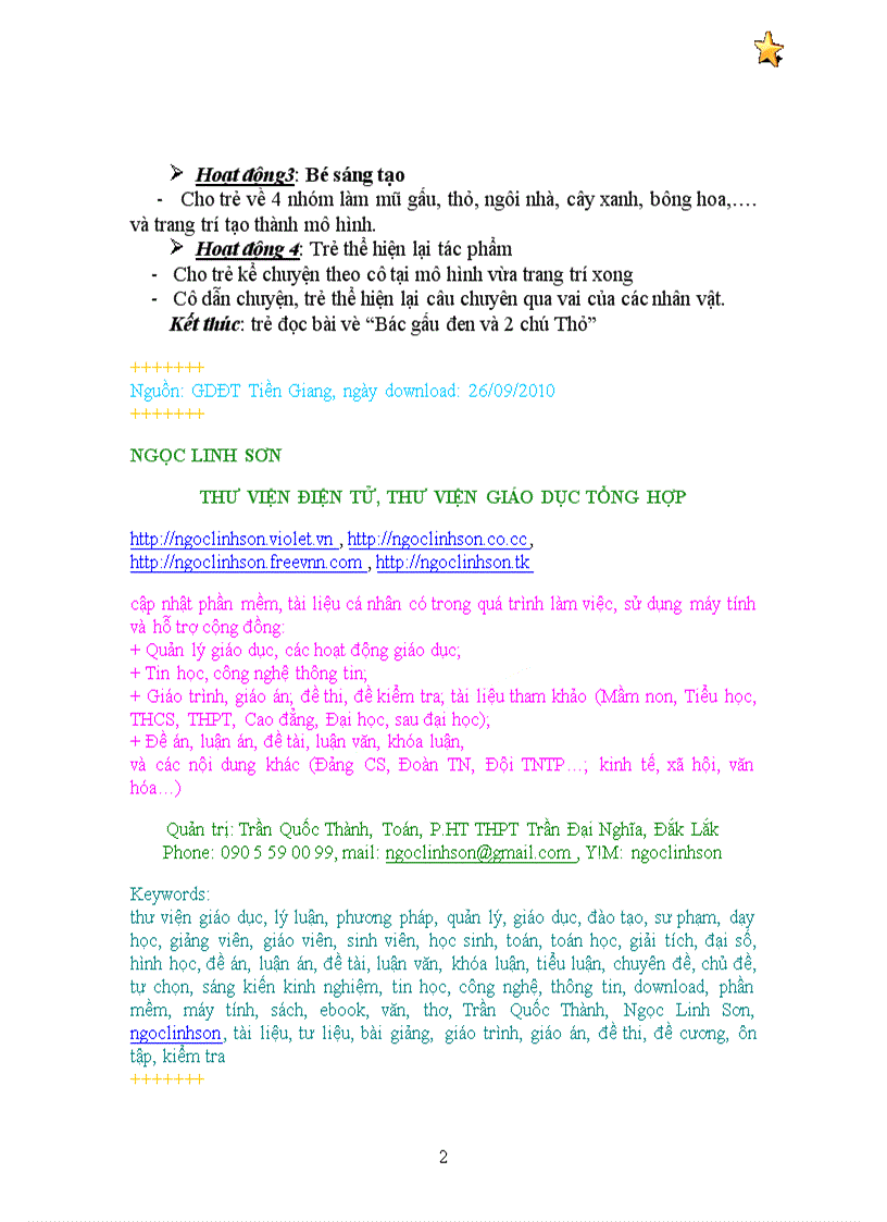 image for page Giáo án mầm non 10