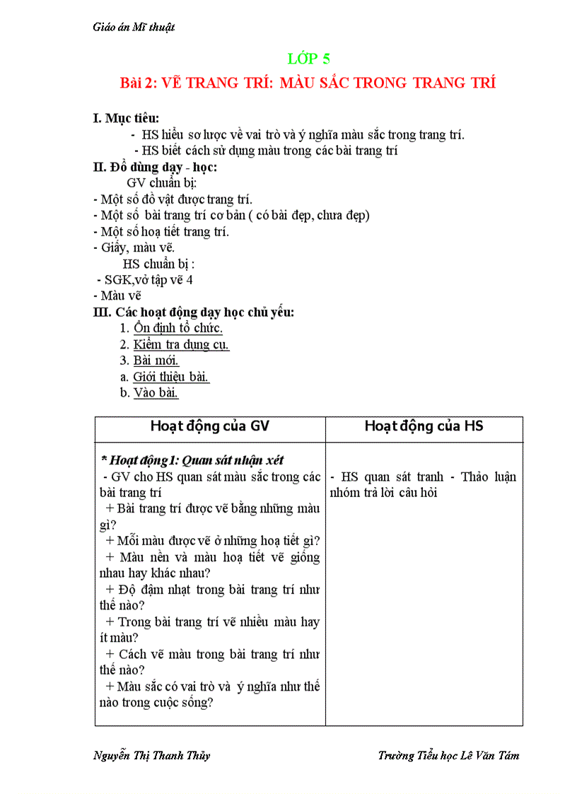 image for page Giáo án mt tuần 2