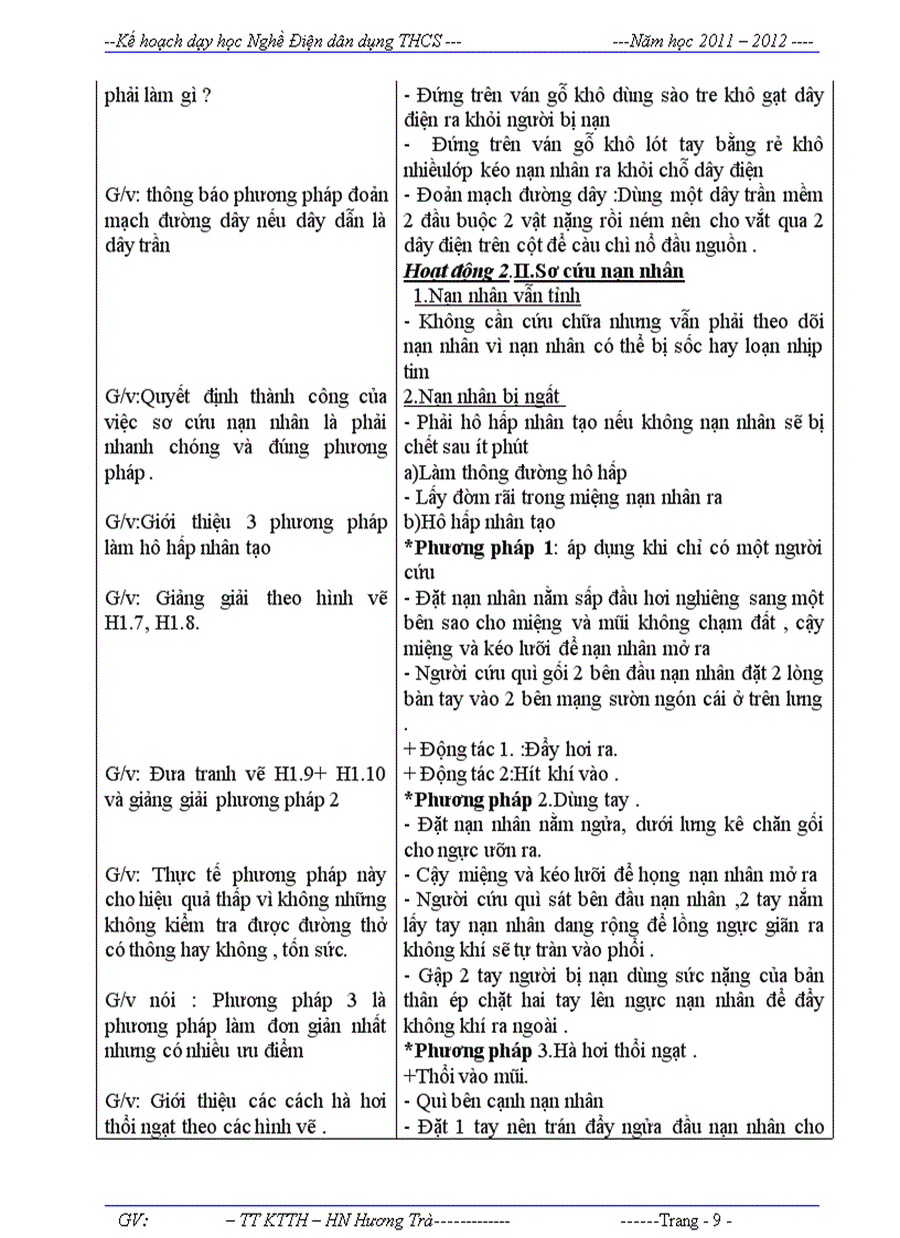 image for page Giáo án Nghề Điện Dân dụng 70 tiết