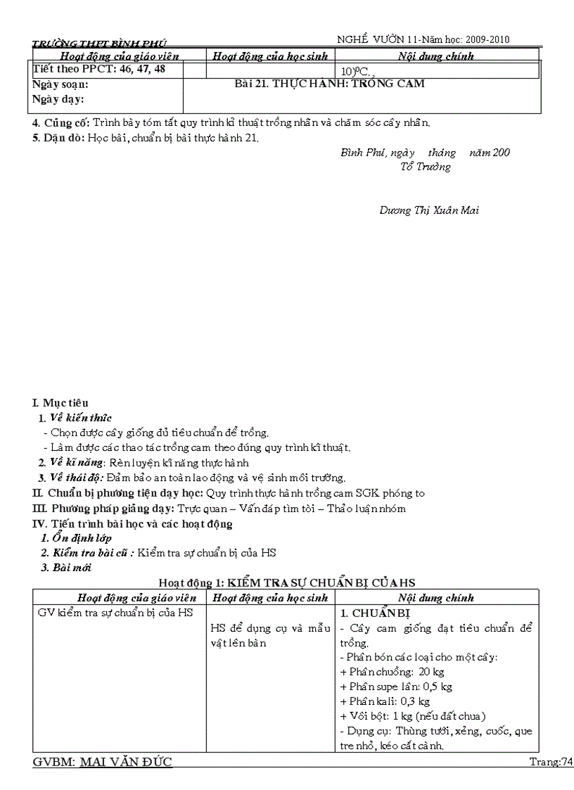 image for page Giao an nghe vuon 11