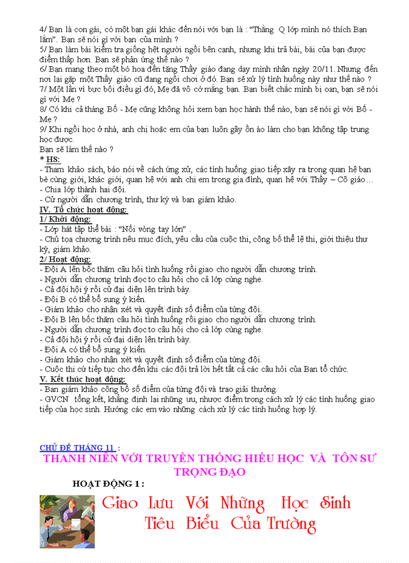 image for page Giáo án NGLL 10