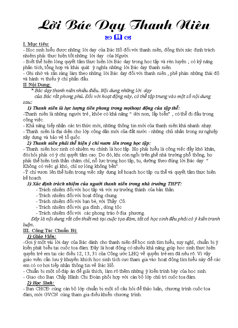 image for page Giáo án NGLL 10