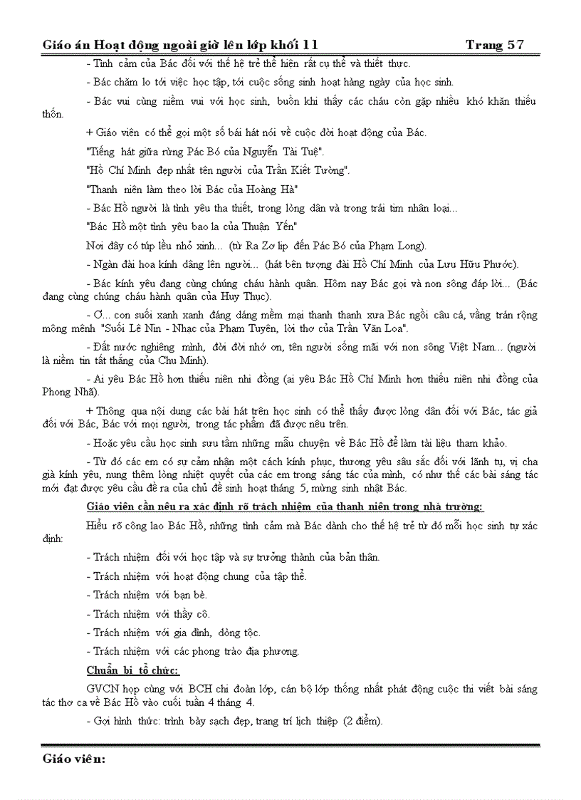 image for page Giáo án NGLL 11