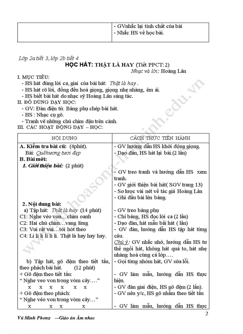 image for page Giao an nhac tieu hoc tuan 2