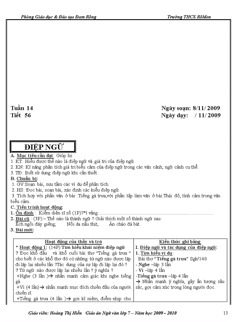 image for page Giáo án NV 7