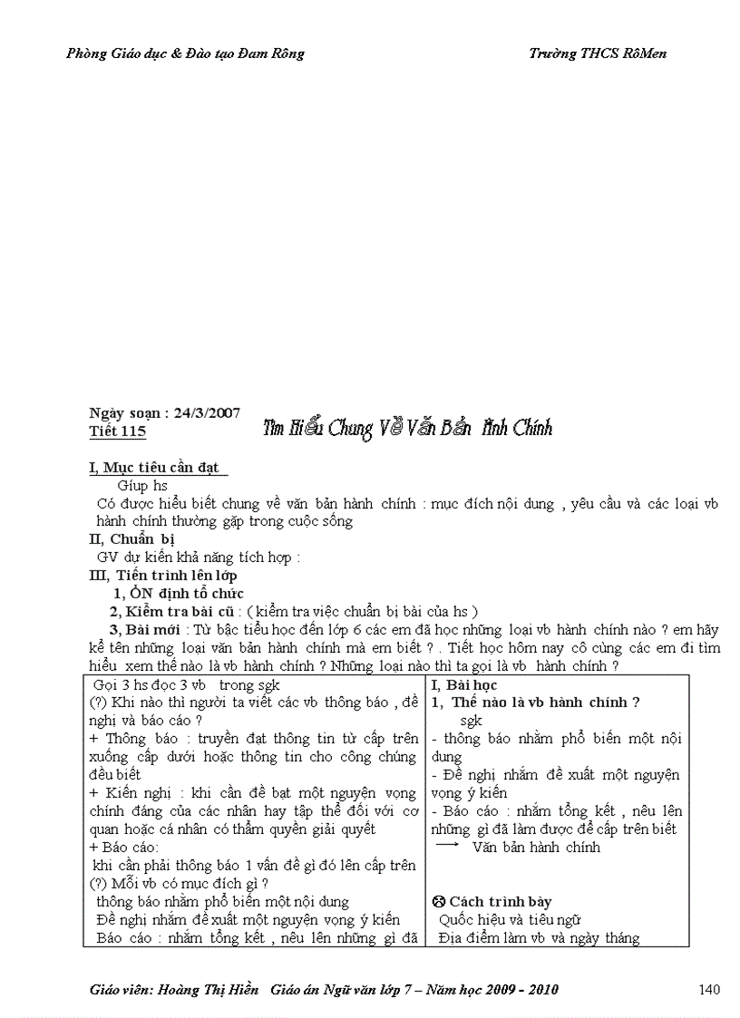 image for page Giáo án NV 7