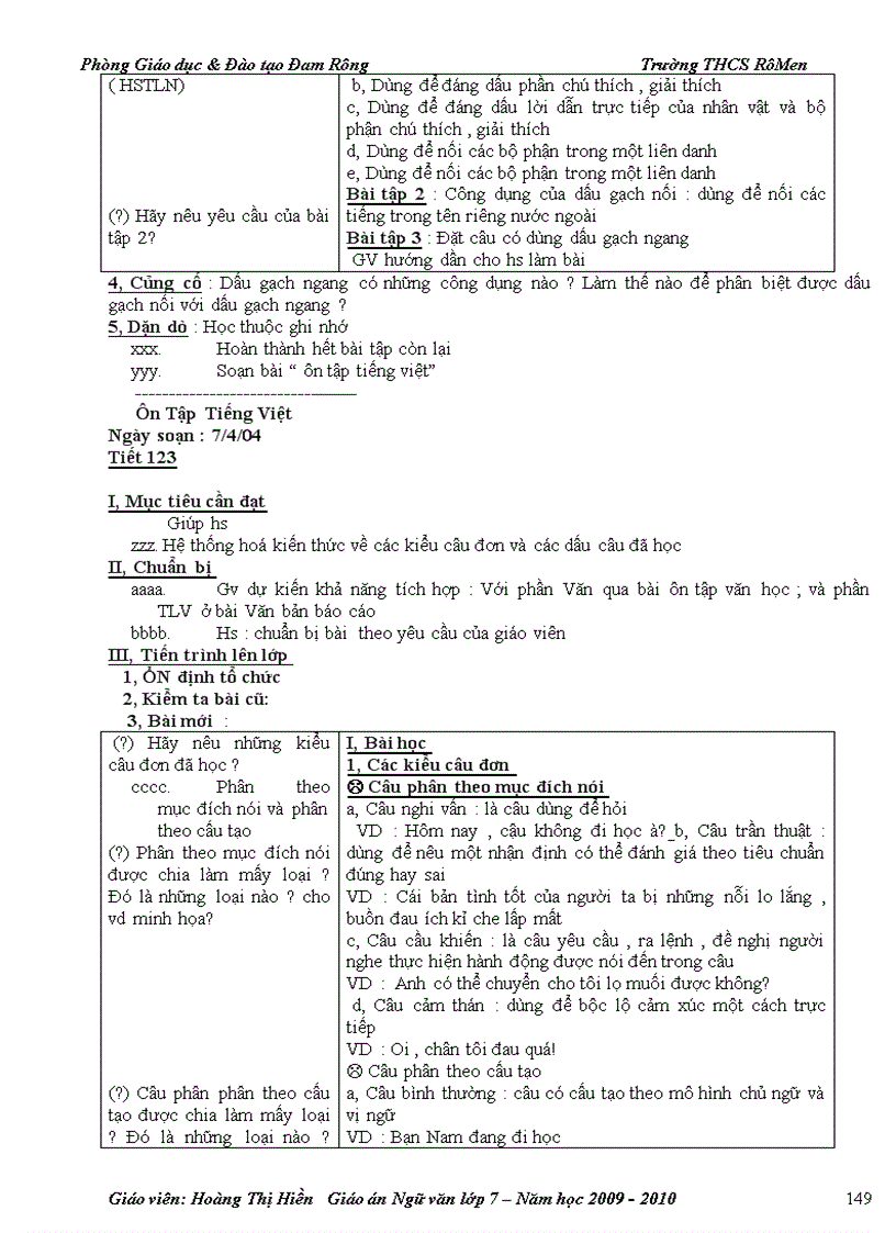 image for page Giáo án NV 7