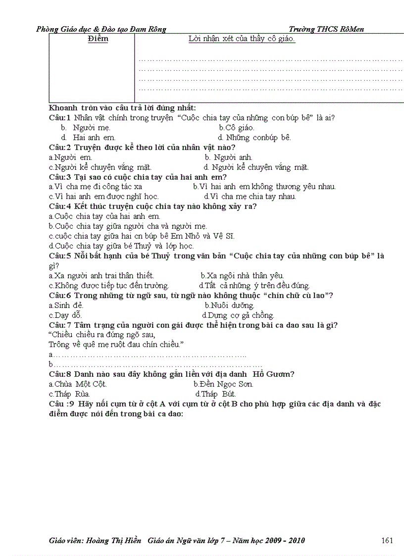 image for page Giáo án NV 7