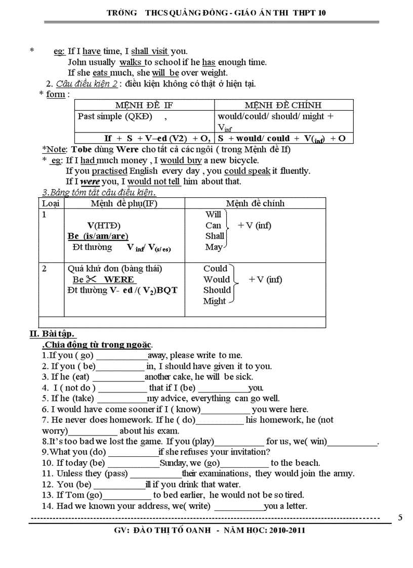 image for page Giao an on thi T Anh vào THCS