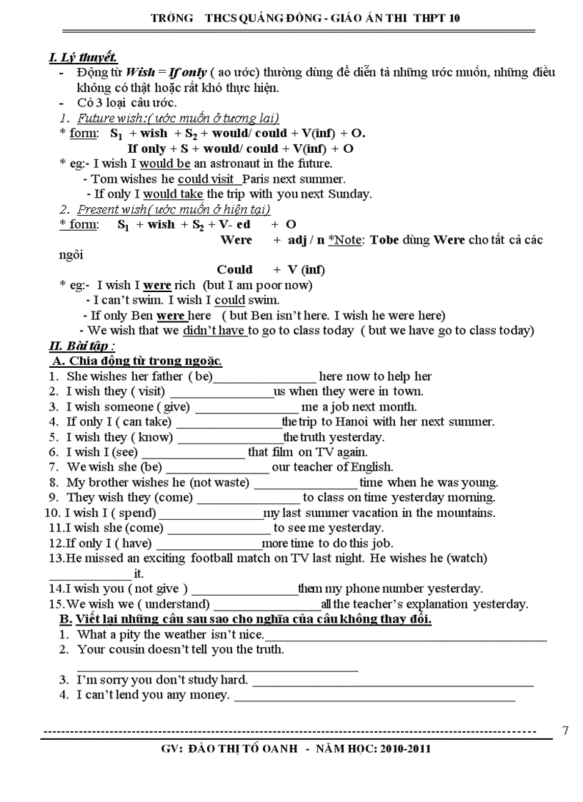 image for page Giao an on thi T Anh vào THCS