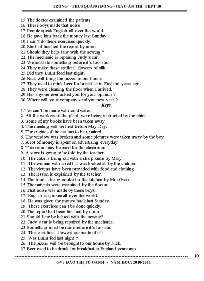 image for page Giao an on thi T Anh vào THCS