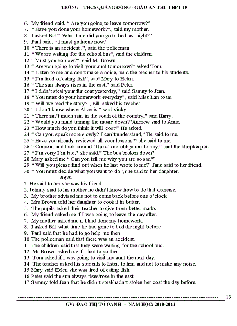 image for page Giao an on thi T Anh vào THCS