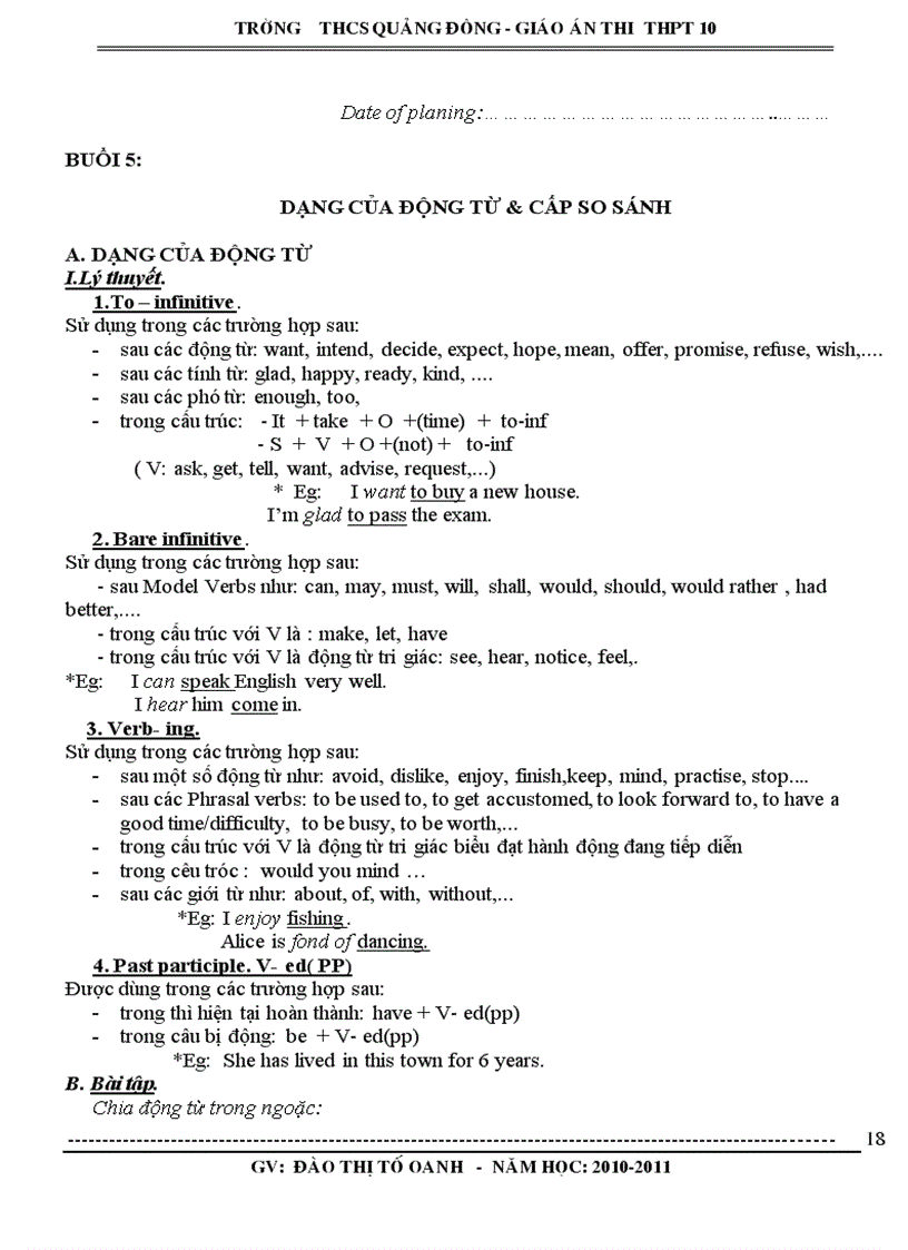 image for page Giao an on thi T Anh vào THCS