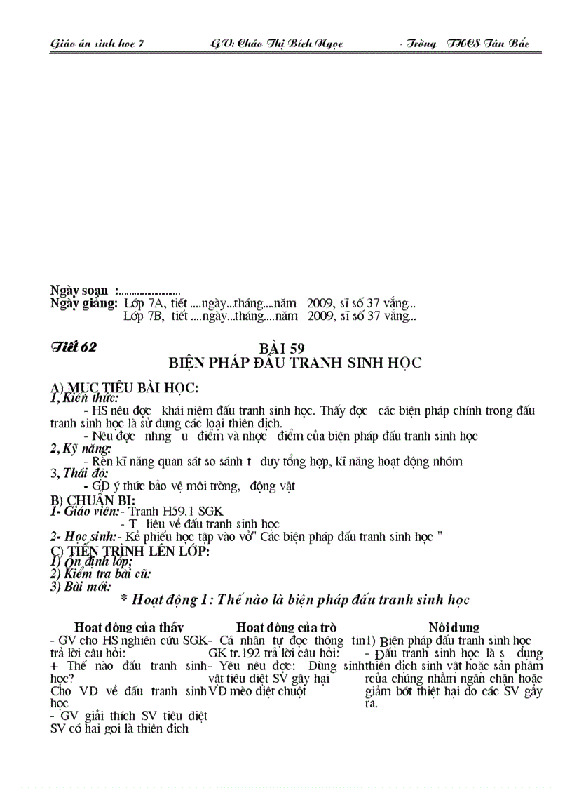 image for page Giao an sinh 7 ba cot