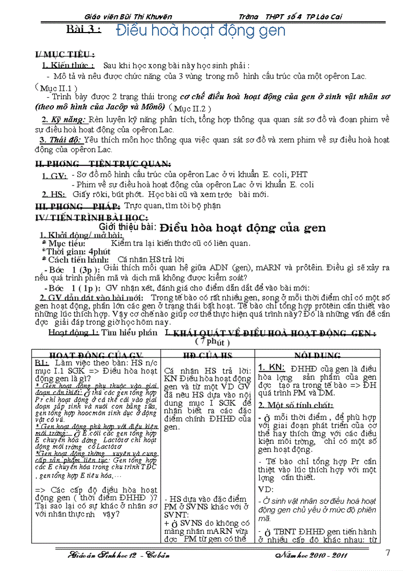 image for page Giao an Sinh học 12 theo chuan KT Ky nang