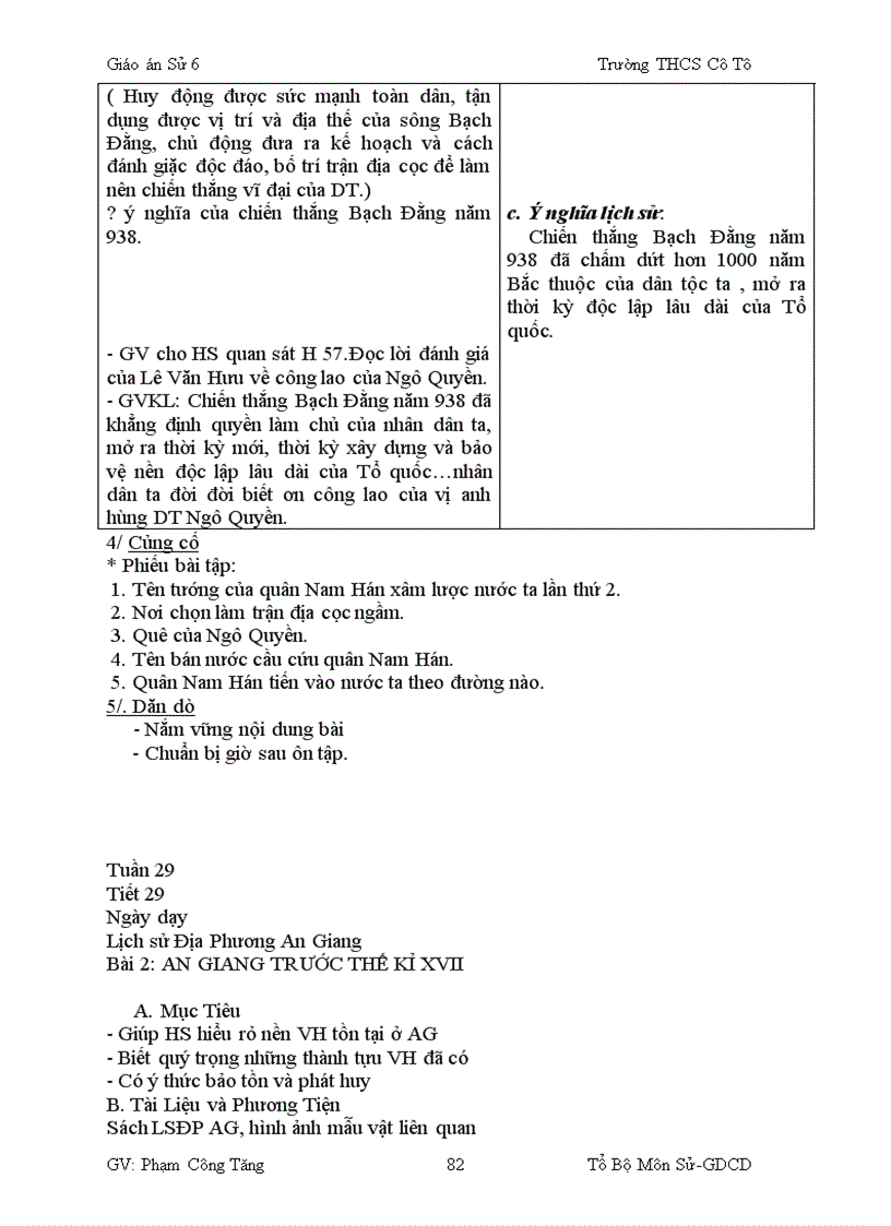 image for page Giáo án sử 7 cực hay