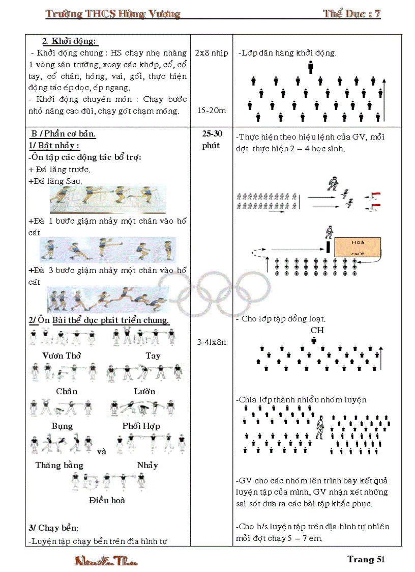 image for page Giao an the duc 7 moi nhat