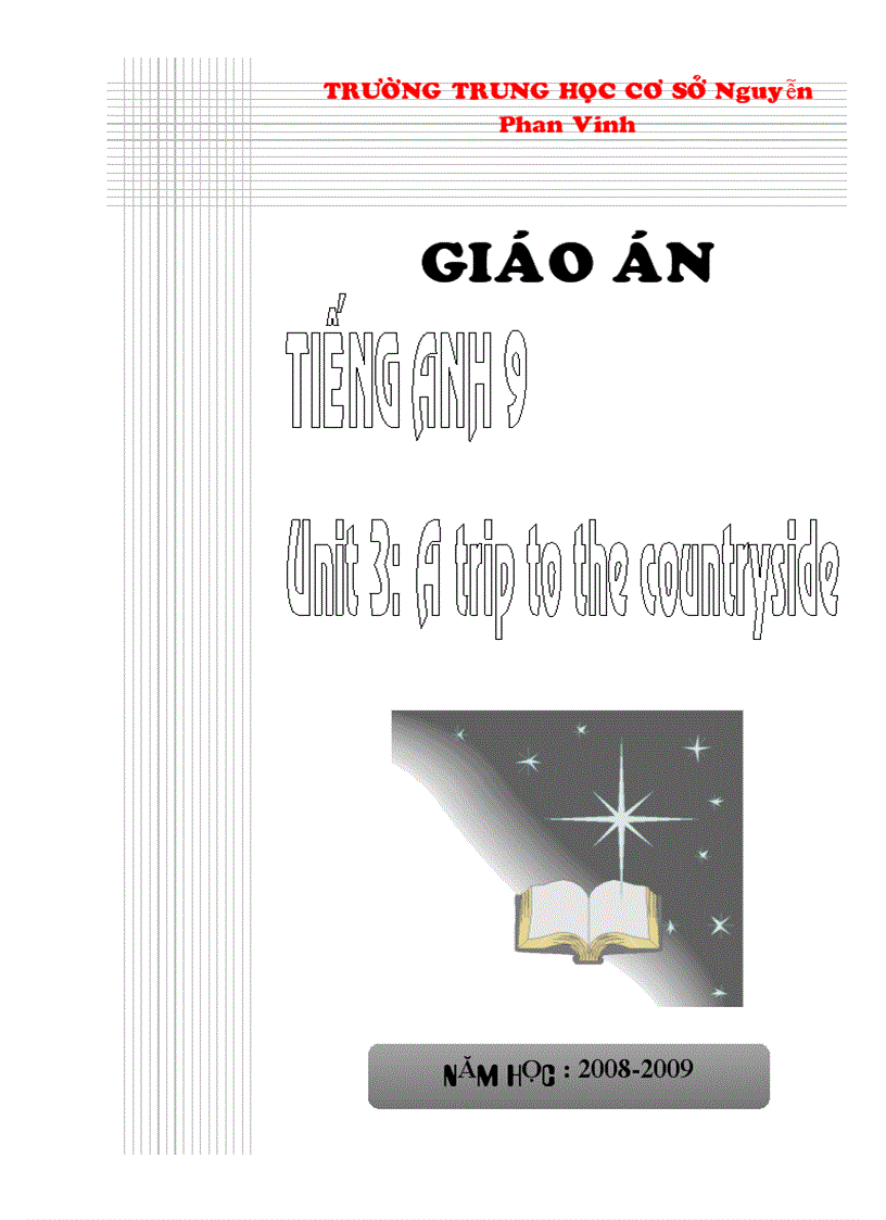 image for page Giao an tieng anh 7 2008 2009 day du