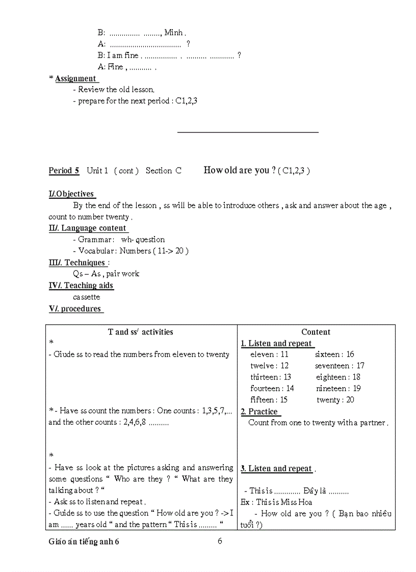 image for page Giao an tieng anh 7