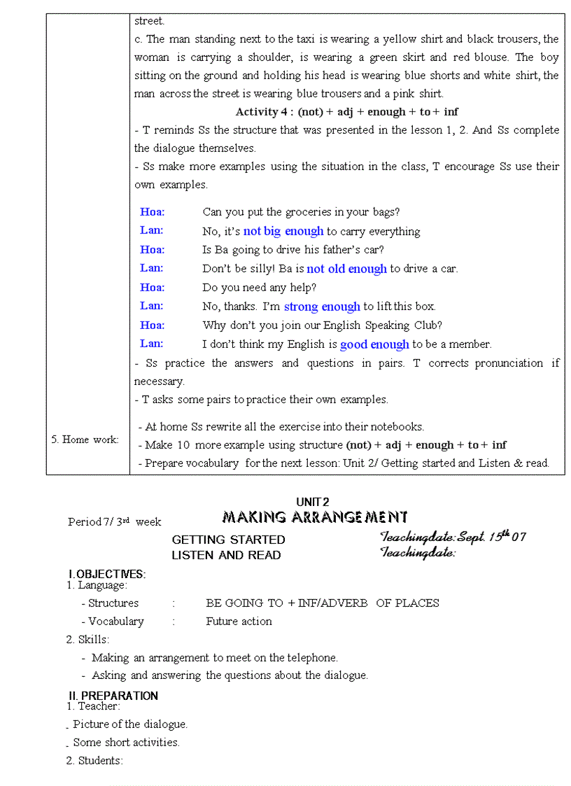 image for page Giáo án TIếng Anh 8 tron bo