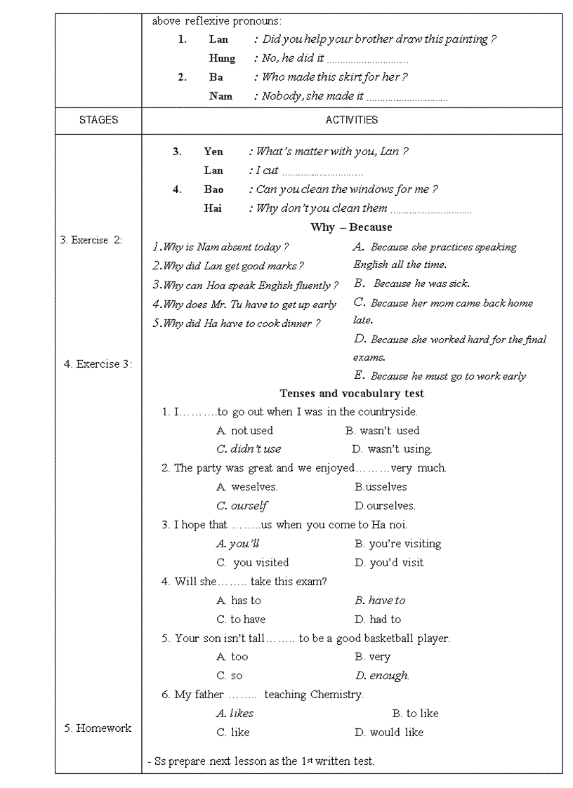image for page Giáo án TIếng Anh 8 tron bo