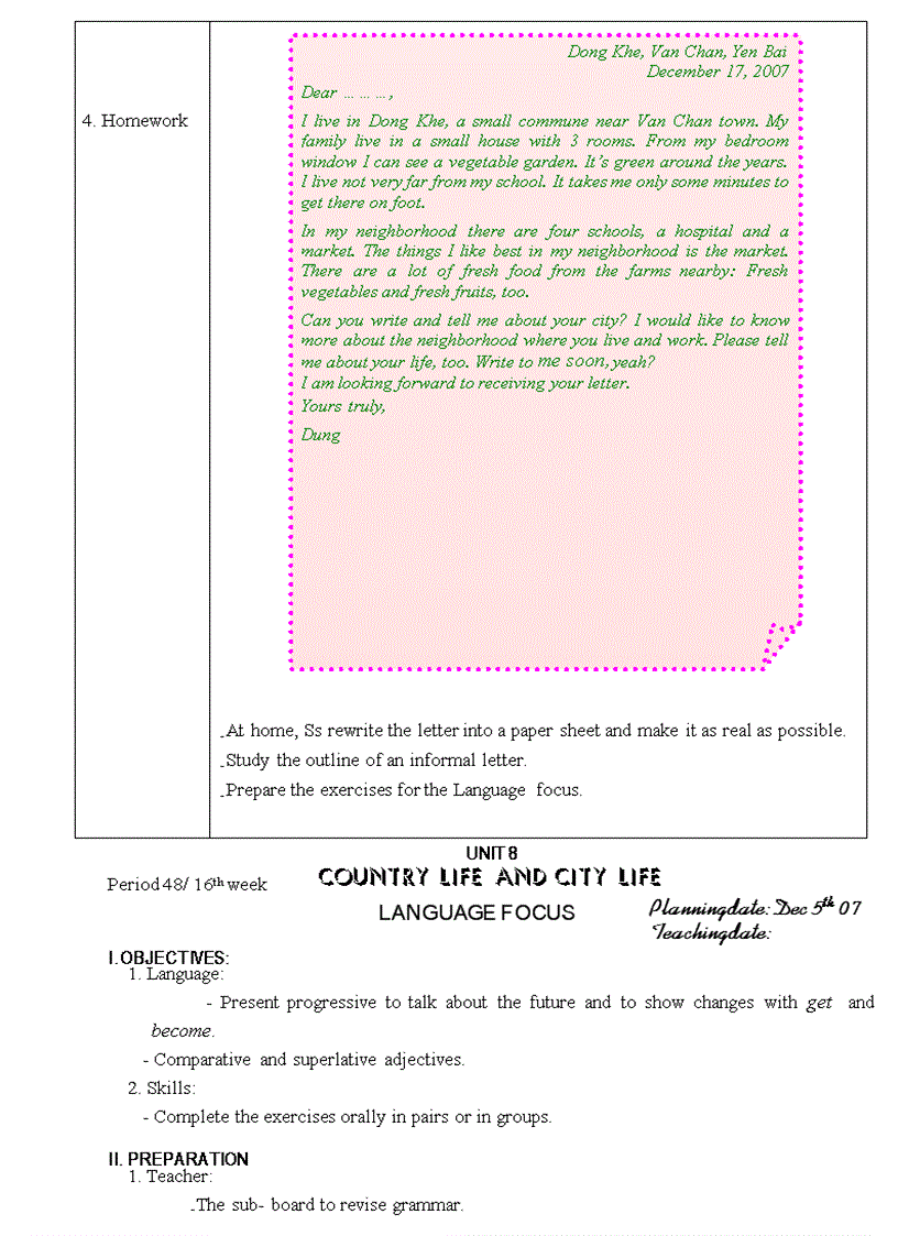 image for page Giáo án TIếng Anh 8 tron bo