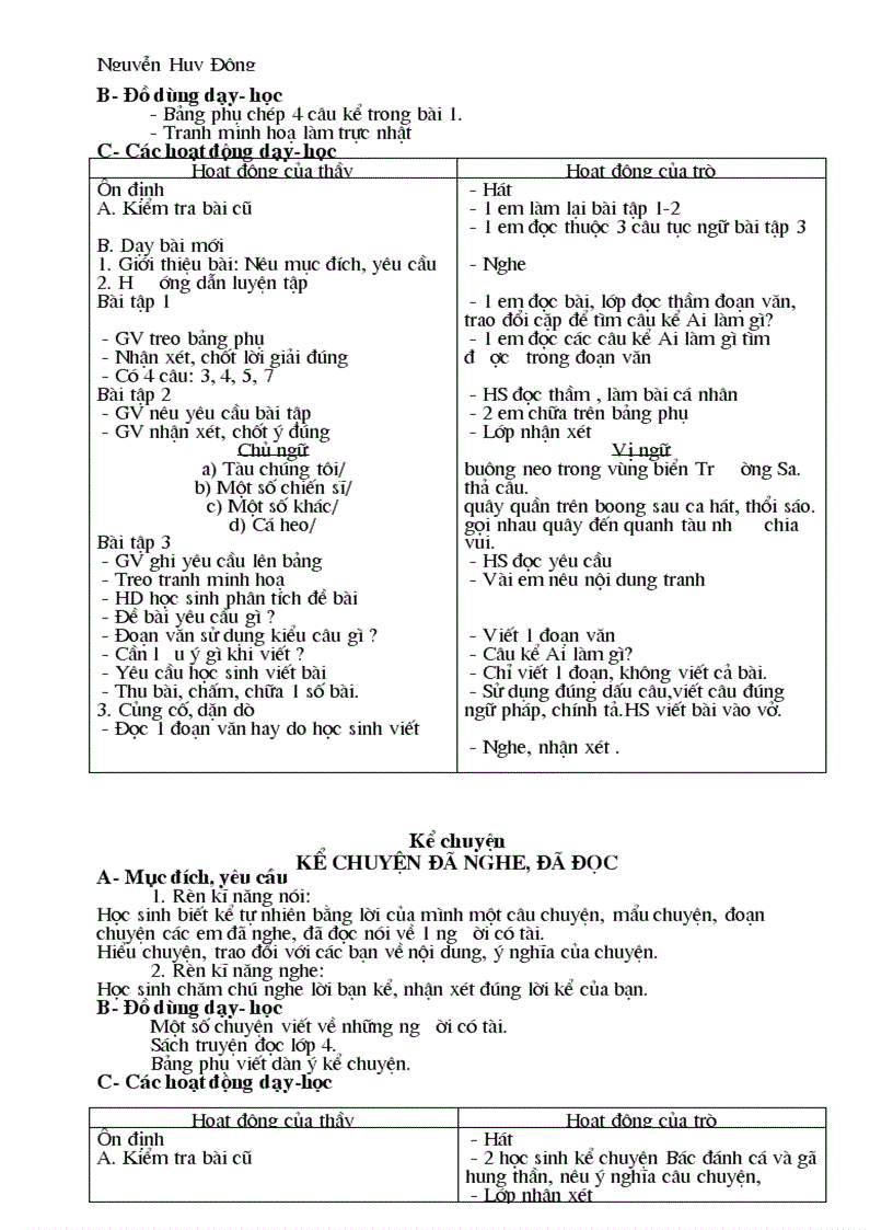 image for page Giáo án Tiếng Việt kỳ 2