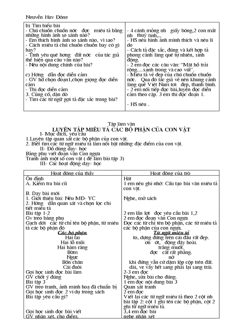 image for page Giáo án Tiếng Việt kỳ 2