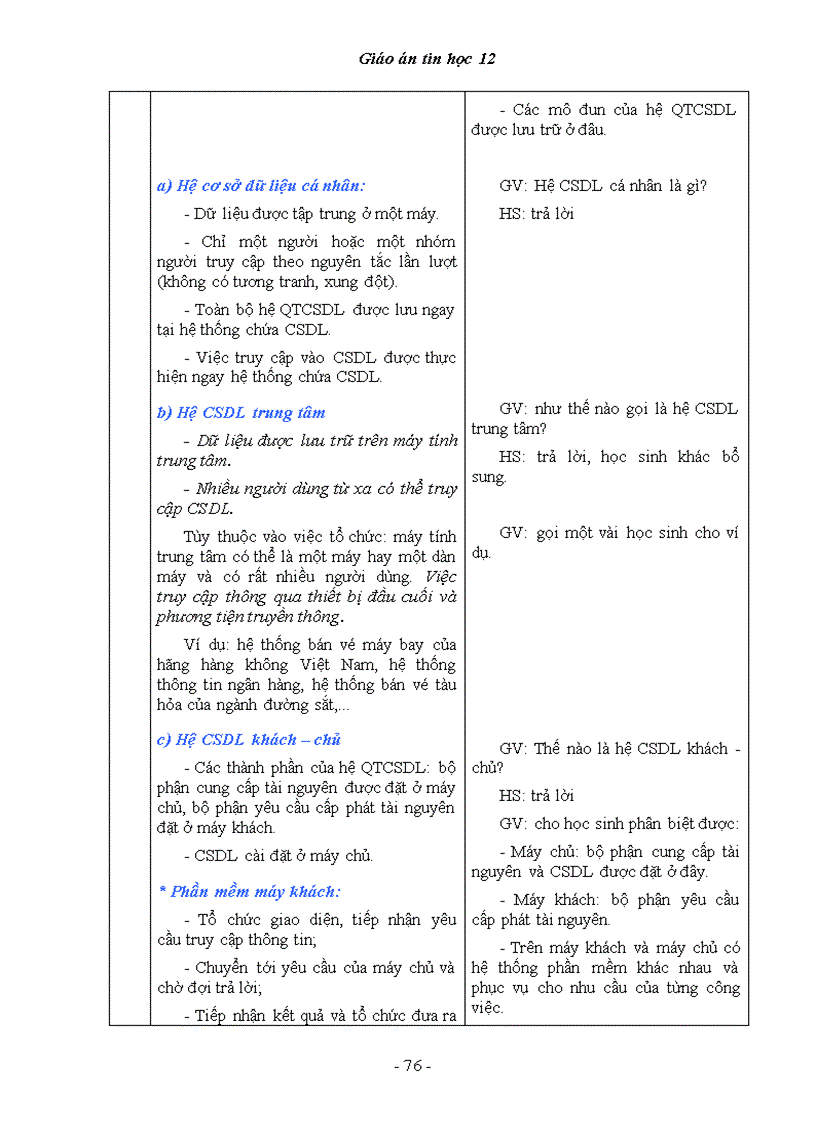 image for page Giao an tin 12 day