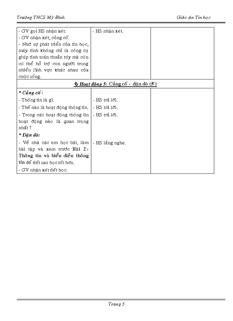 image for page Giao an Tin 6 Tuan 1