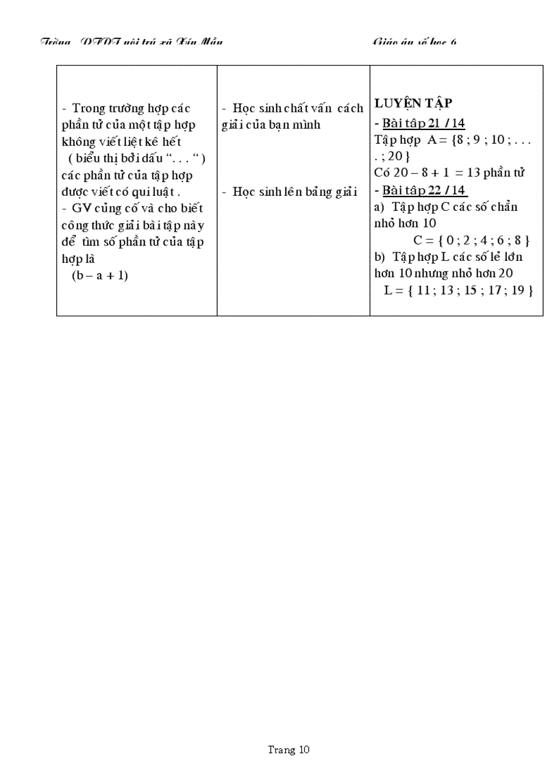 image for page Giáo án toán 6 3 cột chuẩn