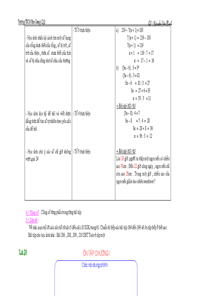 image for page Giáo án toán 6 cực hay