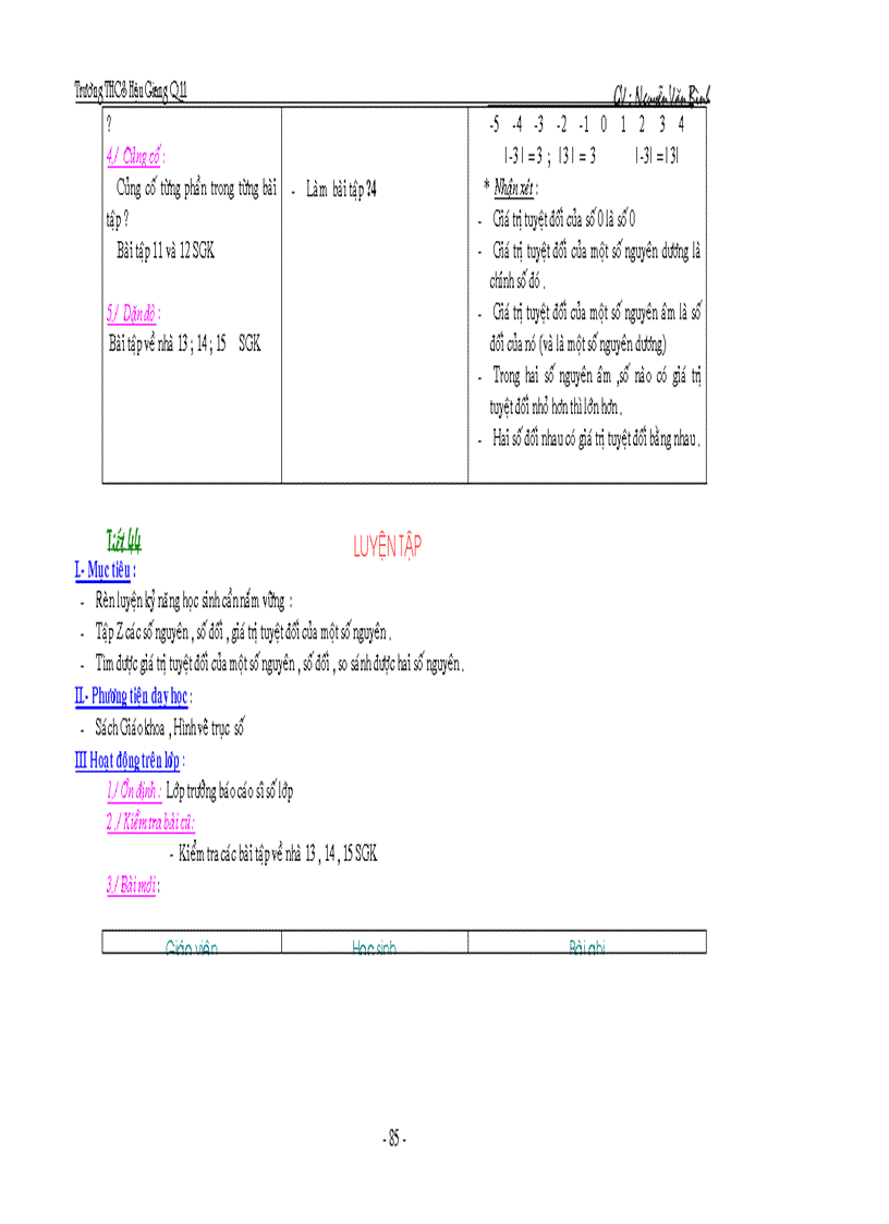image for page Giáo án toán 6 cực hay