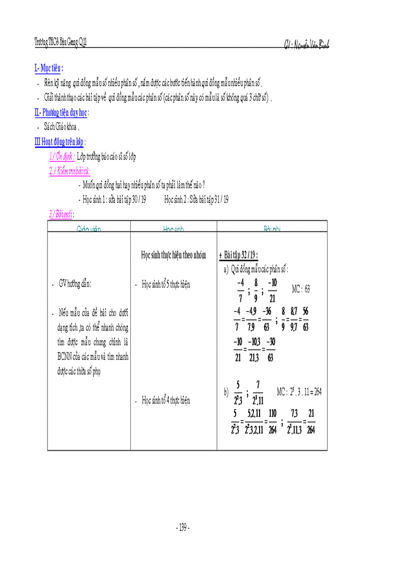 image for page Giáo án toán 6 cực hay