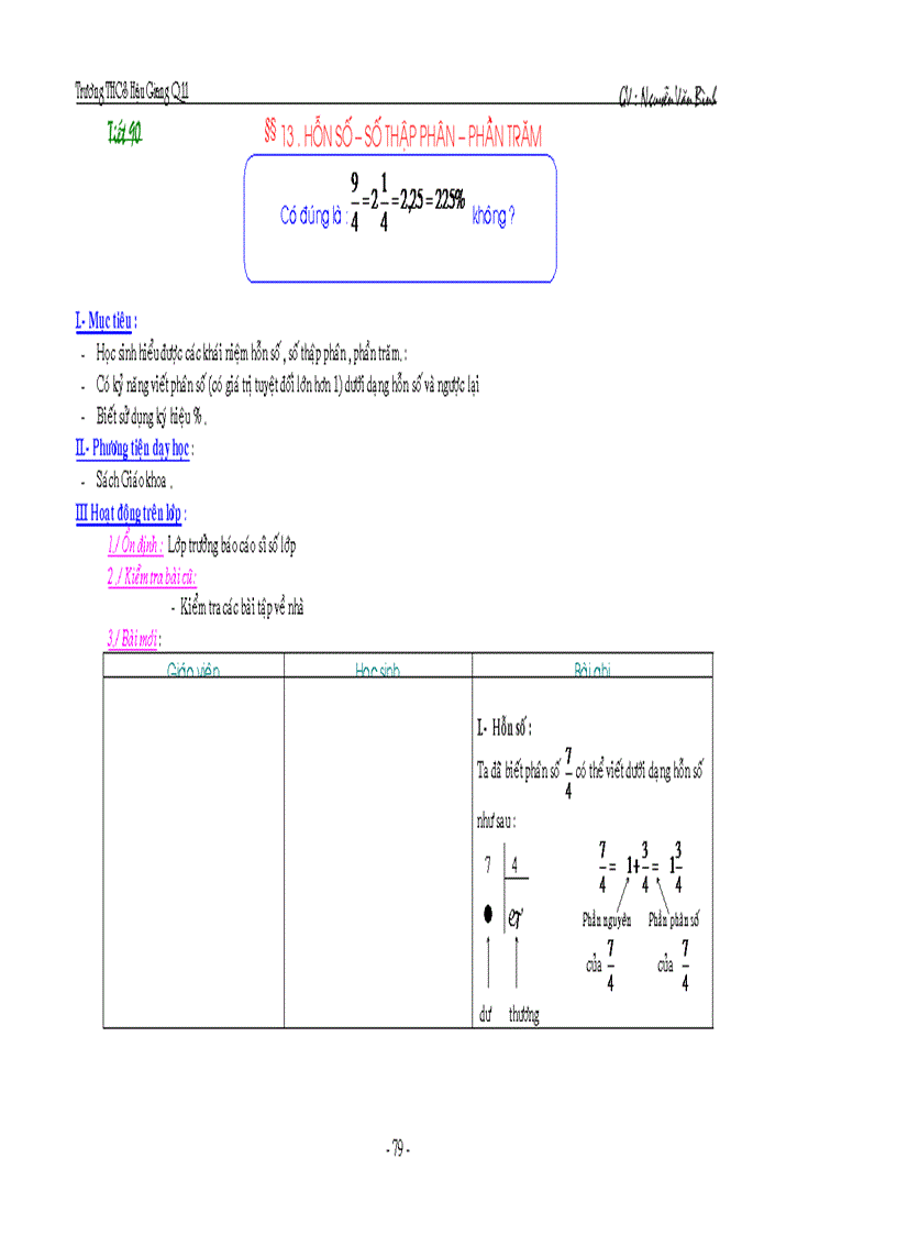 image for page Giáo án toán 6 cực hay