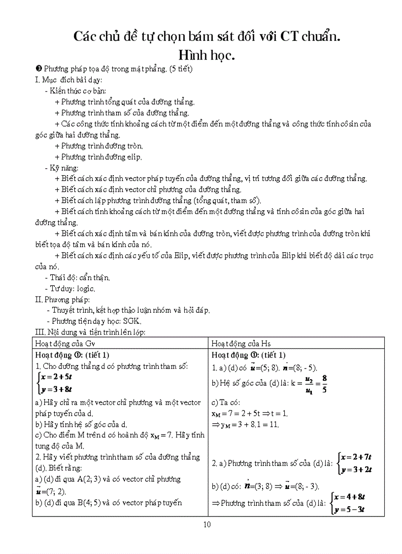 image for page Giáo án tự chọn bám sát CT chuẩn
