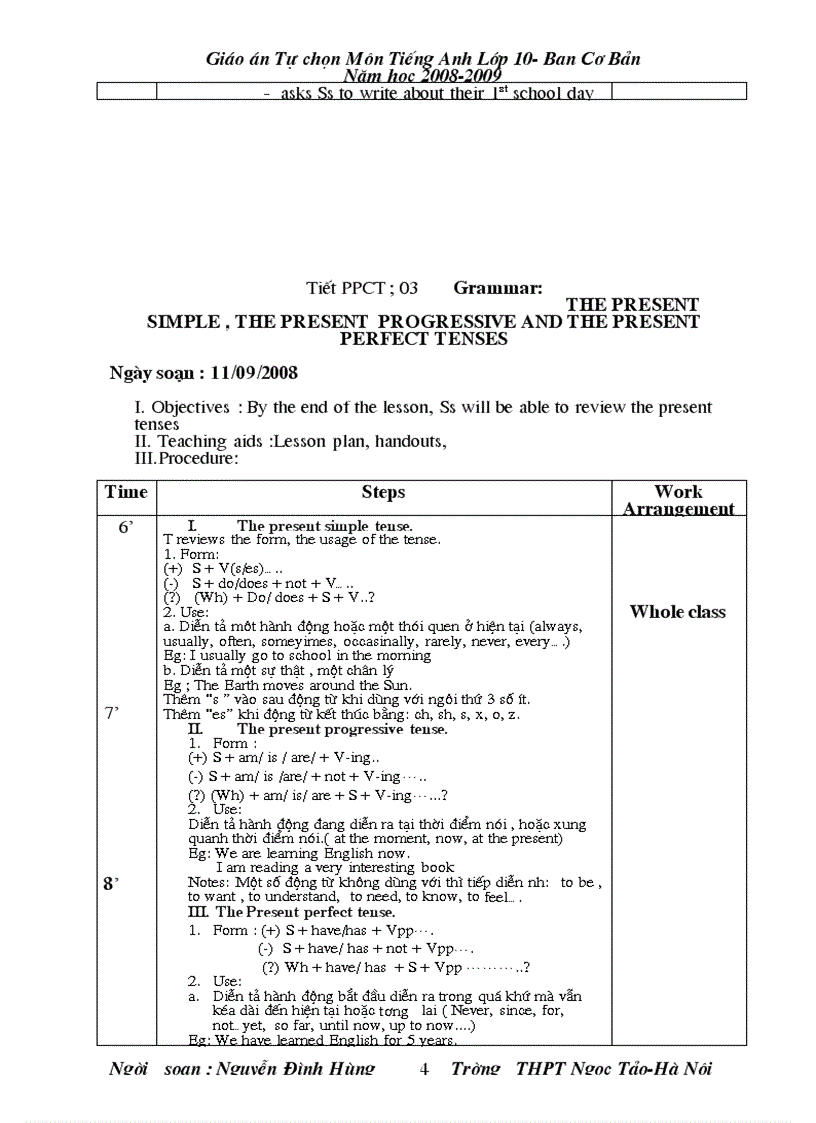 image for page Giao an tu chon TA 10