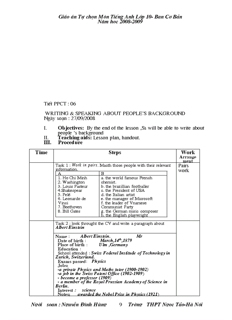 image for page Giao an tu chon TA 10