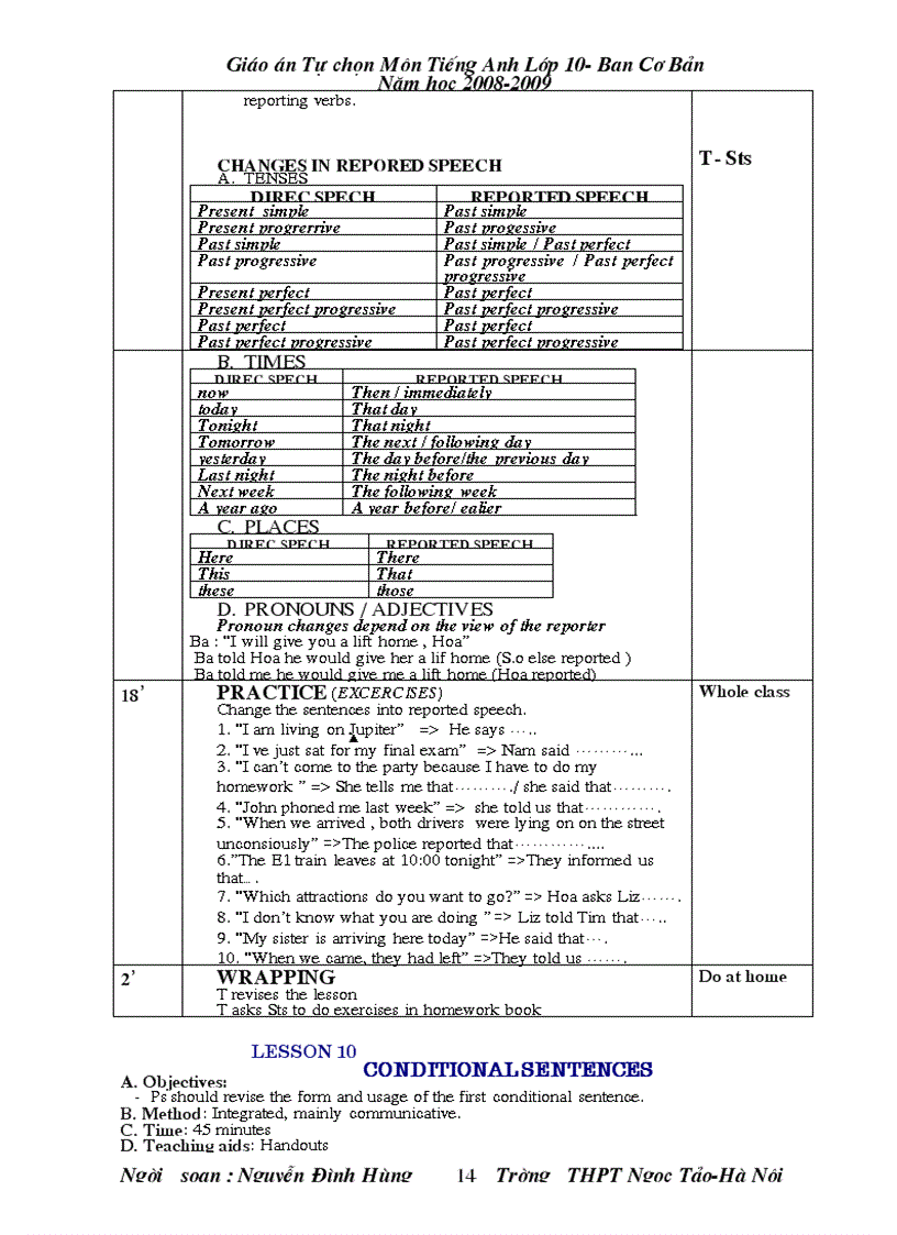 image for page Giao an tu chon TA 10