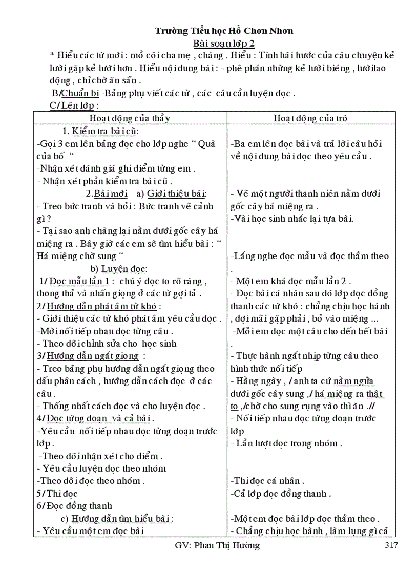 image for page Giáo án tuần 13 lớp 2 CKT