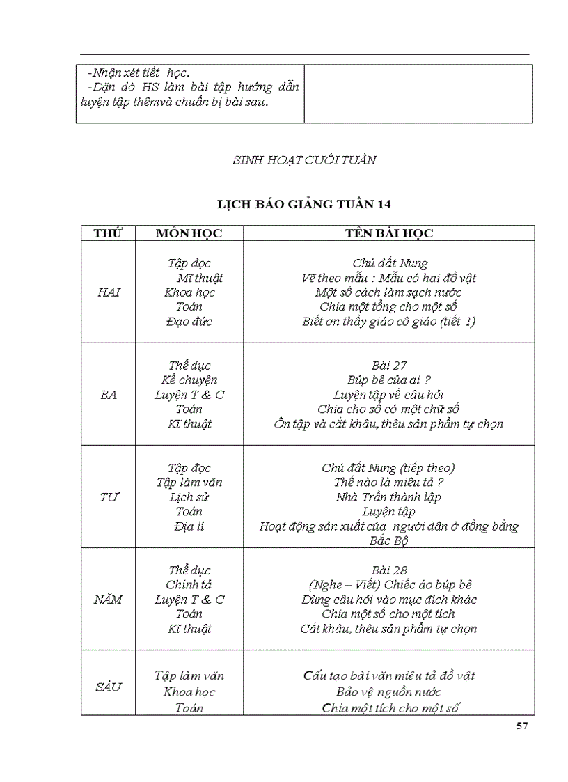 image for page Giáo án tuần 13 lớp 4